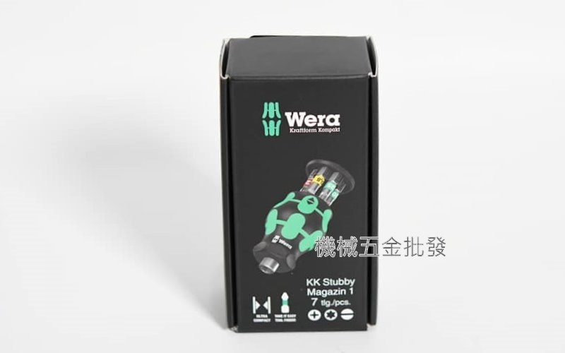 wera 德國 KK Stubby Magazin 1 7合一起子組,手工具