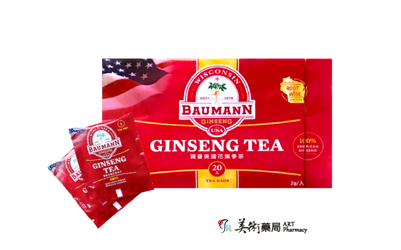 寶曼 美國花旗參茶 西洋參 20入