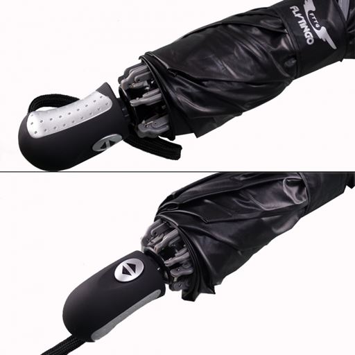 三折自動開收防曬外翻傘