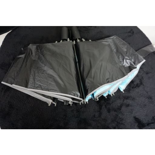 三折自動開收防曬外翻傘