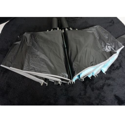 三折自動開收防曬外翻傘