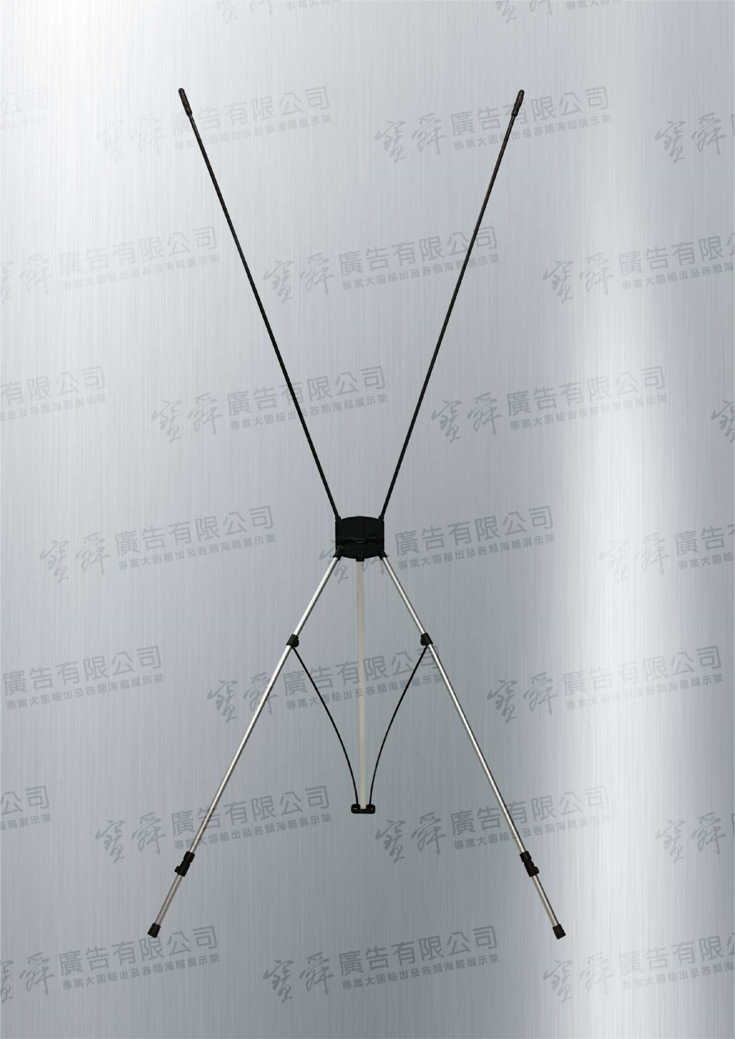 鋁合金X型展示架-60x160CM -複製