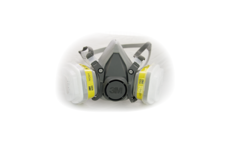 3M-1-1  3M双罐防毒口罩
