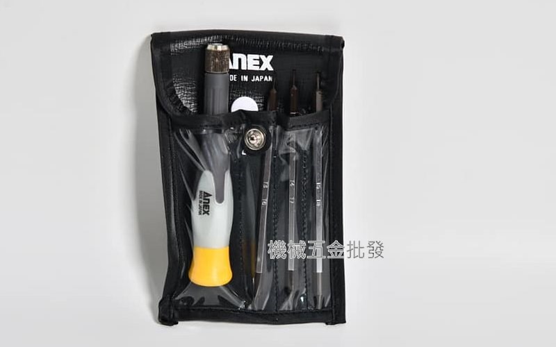 ANEX {兼古製作所} NO.3602 精密星型起子組 兩頭 替換 三支組,手工具