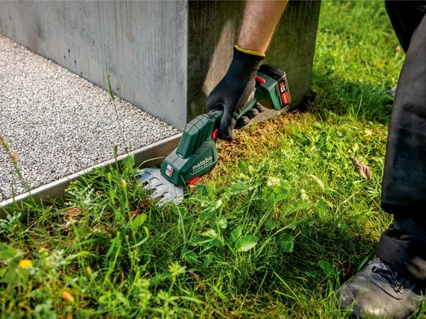 metabo {美達寶} POWERMAXX SGS 12 Q 12V充電式手持草坪修剪機,電動工具