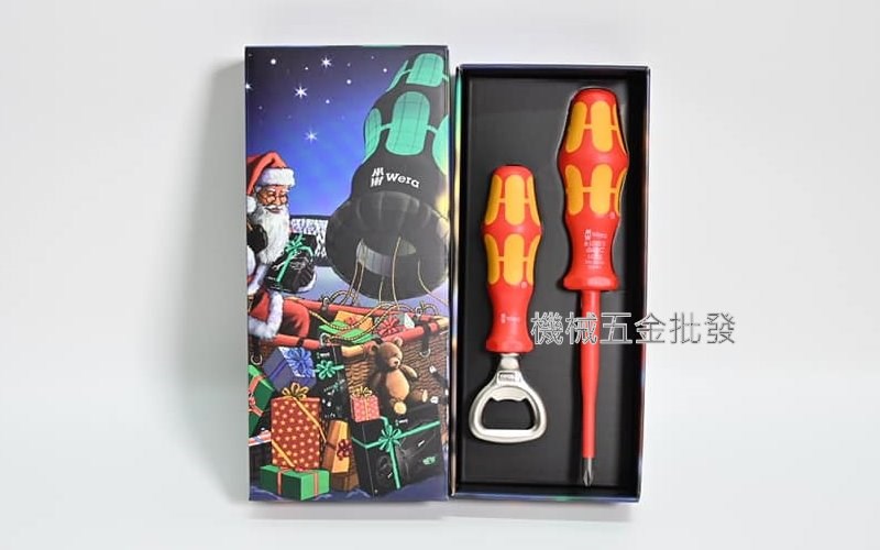 WERA 德國品牌 162IS絕緣深孔起子組 耶誕起子組 +限量開罐器,手工具