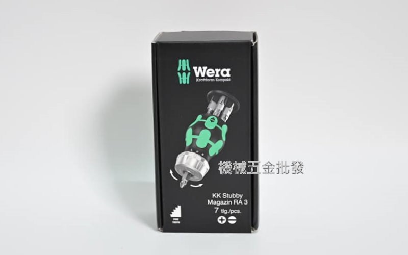  wera {德國品牌} KK Stubby Magazin RA 3 棘輪大頭內建起子頭 十字/一字,手工具