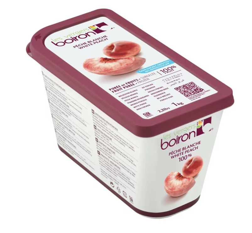BOIRON保虹 冷凍白蜜桃果泥1kg
