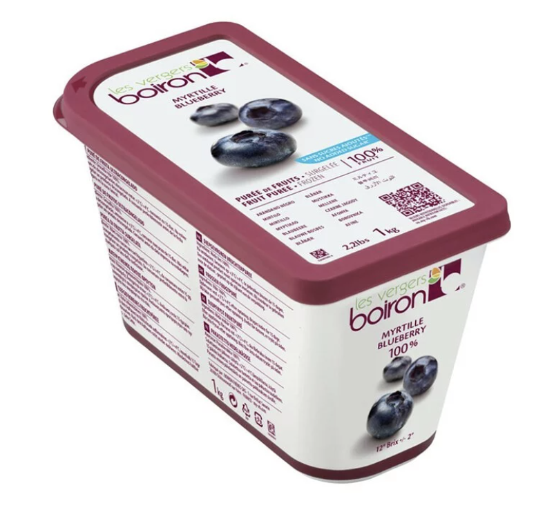 BOIRON保虹 冷凍歐洲藍莓果泥 1kg