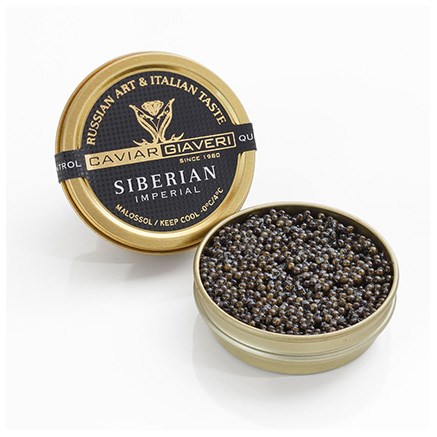CAVIAR GIAVERI 西伯利亞魚子醬(黑蓋) 15g/30g/50g/100g