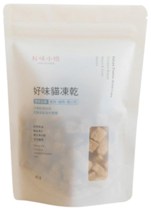【Lady Flavor好味小姐 】好味貓凍乾 貓零食/純天然食材/無香料/無防劑 全雞系列40g