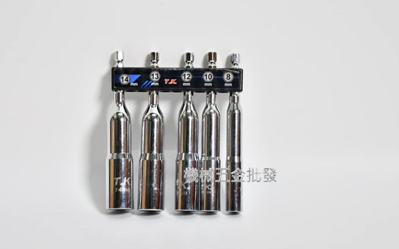 T.K 一體成型 六角深孔套筒 全長110mm 5支組,電動工具