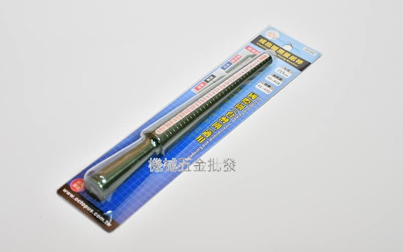  Octopus {章魚牌} 113.000 戒指圍測量鋁棒 國際圍 鋁製手指柱,手工具