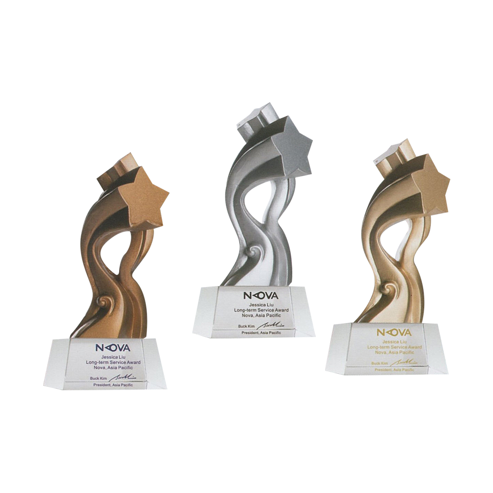 水晶造型獎座 