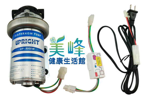 台灣製造水冷型400G/400加崙RO逆滲透純水機馬達加整流器.加壓馬達