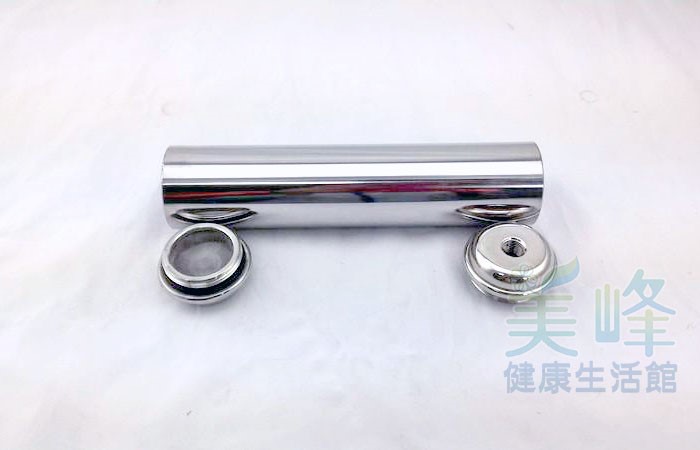 小T不鏽鋼(白鐵)雙開型填充外殼.不銹鋼外殼 2分內牙可自行充填各種能量濾心