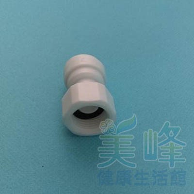 水電接頭.淨水器接頭.塑膠快速接頭，3分內牙3分管直接頭 ZQ2566，55元1個