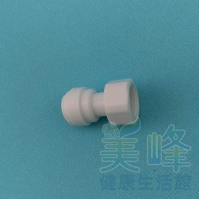 水電接頭.淨水器接頭.塑膠快速接頭，3分內牙3分管直接頭 ZQ2566，55元1個