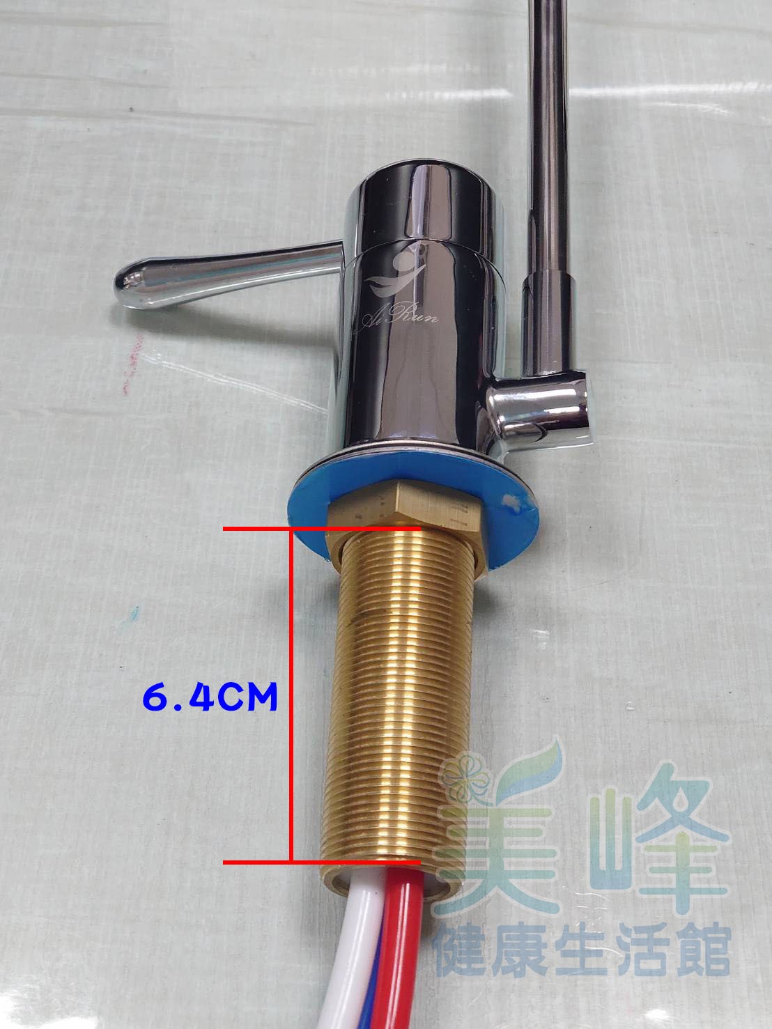 Amway安麗益之源淨水器益之源水龍頭，非原廠，無壓式水龍頭.無壓鵝頸龍頭，全配件含接頭