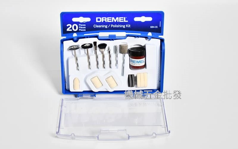 Dremel {真美牌} 684-01 砂磨拋光 20件組245.68401,電動工具