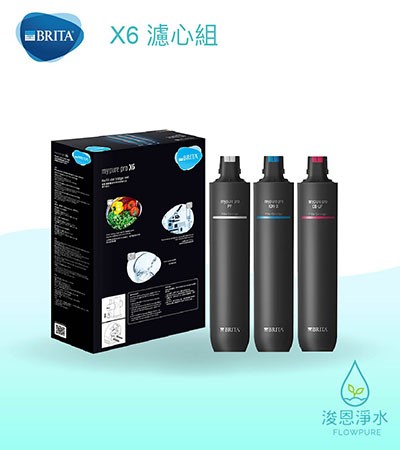Brita｜mypure pro X6 超濾四階段過濾系統－濾心組盒