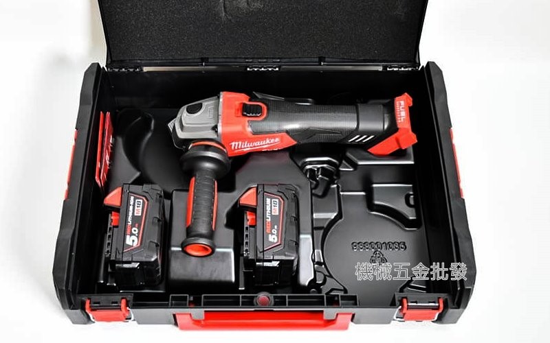 Milwaukee {美沃奇} M18 FSAG100X-502X 4吋 18V充電式無刷砂輪機,電動工具