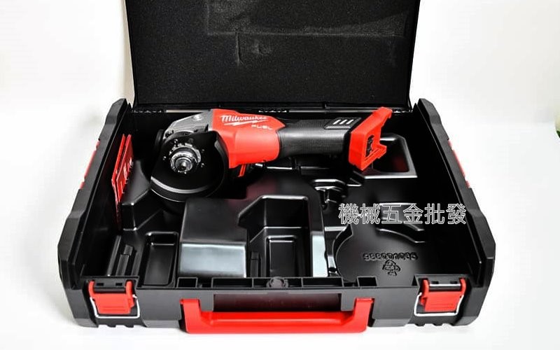 Milwaukee {美沃奇} M18 FSAG100X-502X 4吋 18V充電式無刷砂輪機,電動工具