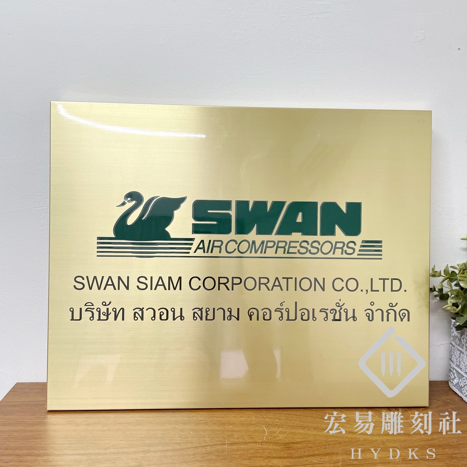 腐蝕銅牌 (48X38CM)