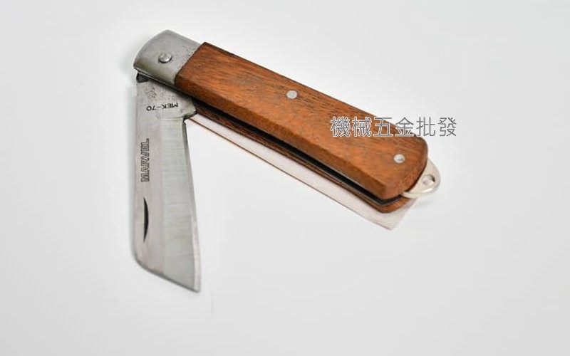 日本MARVEL MEK-50 / MEK-60 / MEK-70 電工刀 木質握柄 電工作業工具,手工具