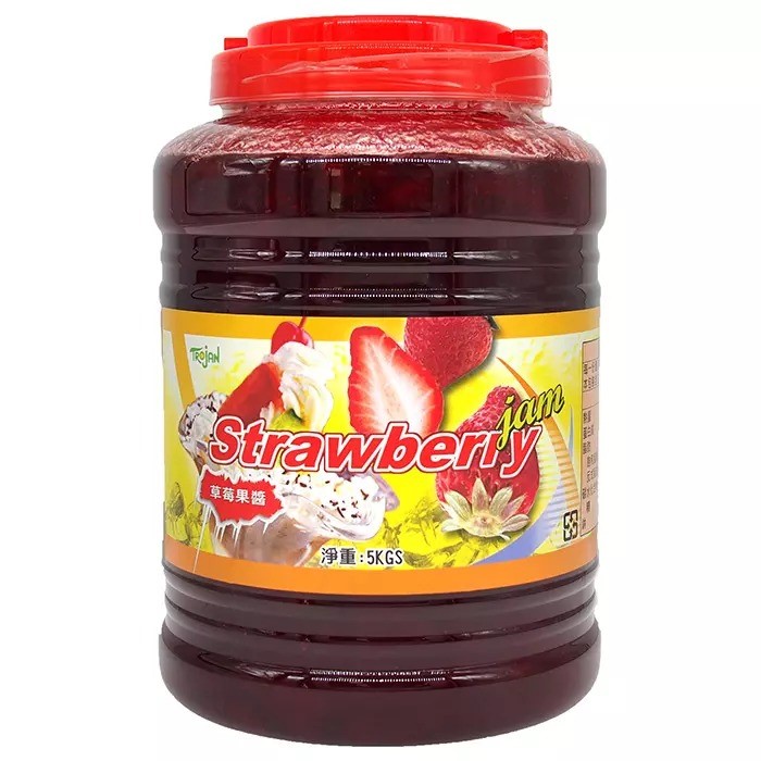 草莓果醬(冰品甜點用)  5KG桶 