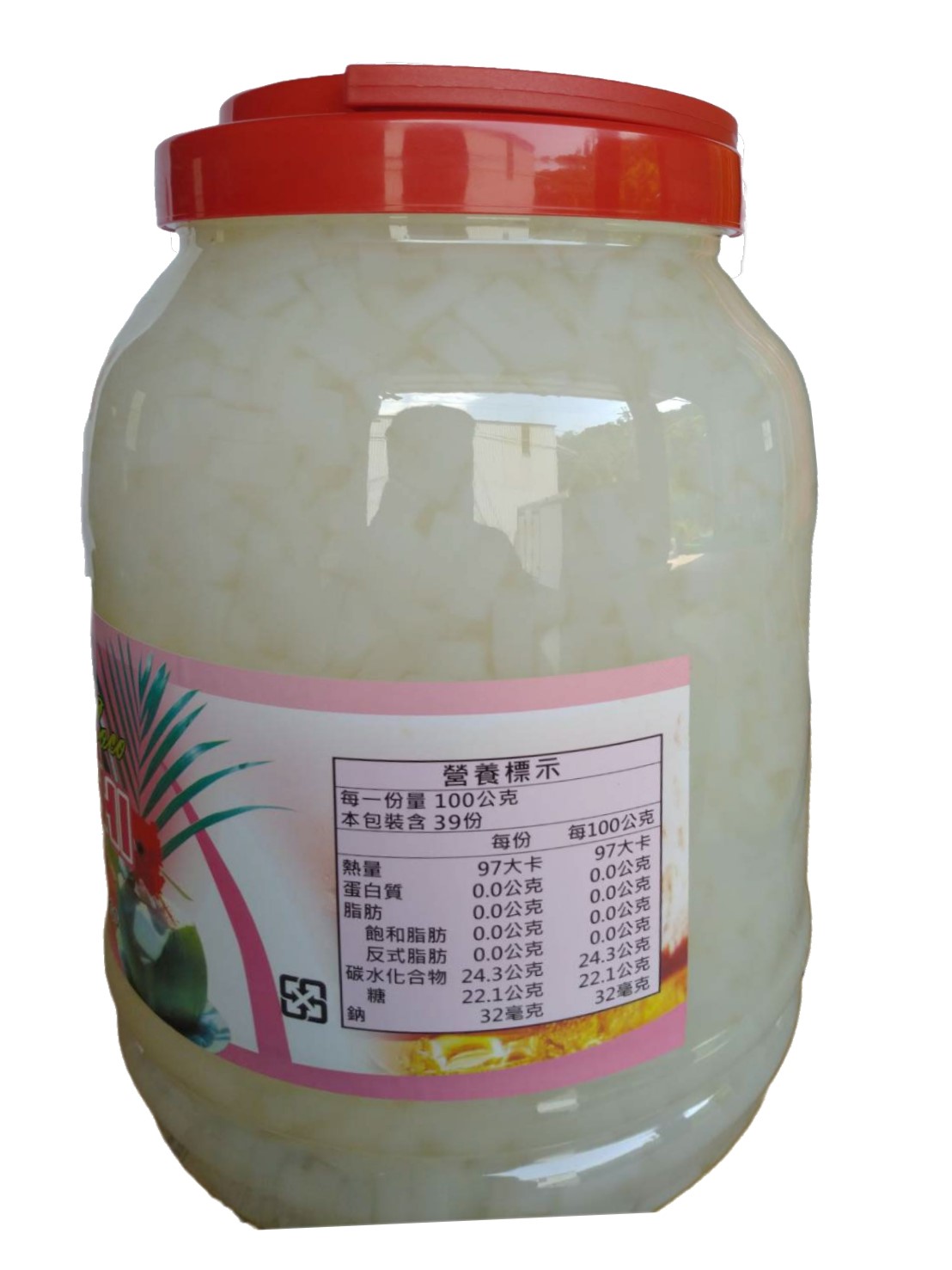 荔枝椰果 (條狀) 4KG