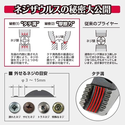 螺絲鉗(特大) PZ-59 (200mm) 日製ENGINEER