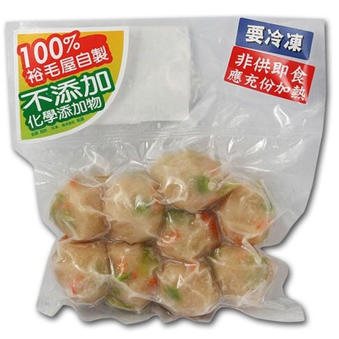 裕毛屋自製【毛豆魚丸】