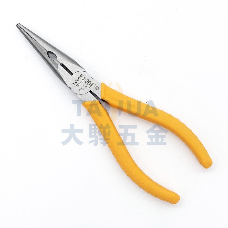 絕緣尖口鉗(桔色) TP-150ZH (150mm) 日製3.peaks