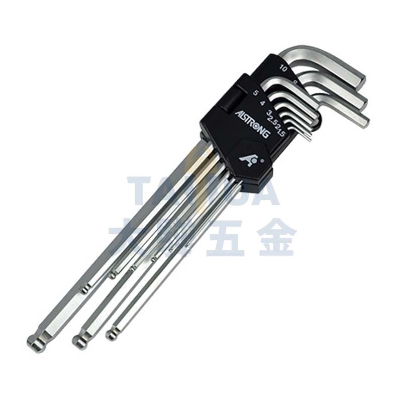 白金超長球型六角板手組 CDB-200 (1.5~10) ALSTRONG