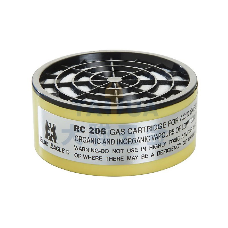 濾毒罐 RC-206 (無機.酸性氣體) 藍鷹牌