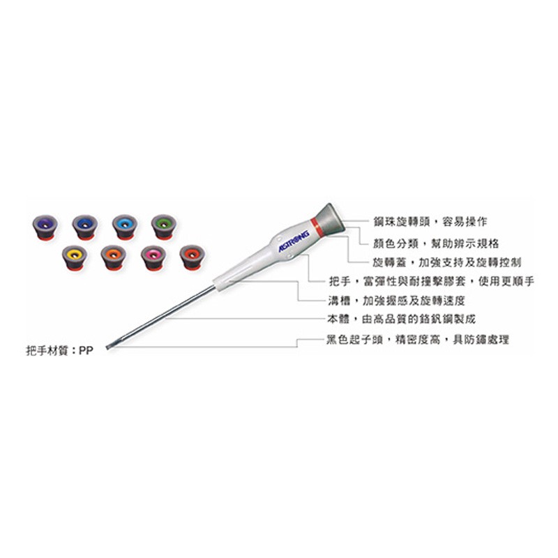 精密一字起子 ALSTRONG