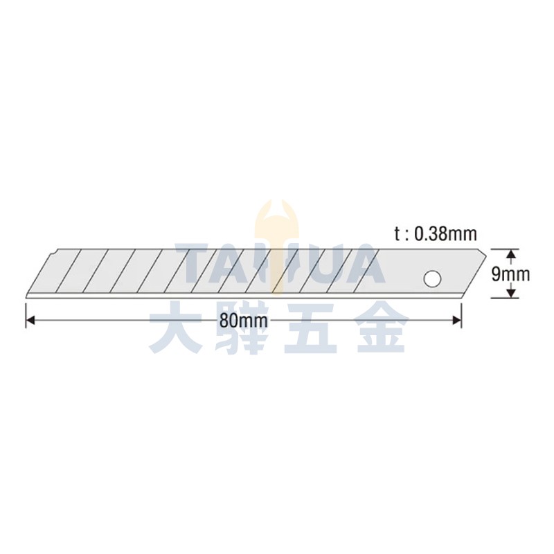 美工刀片(小型) SB-10EVO 13節 日製KDS