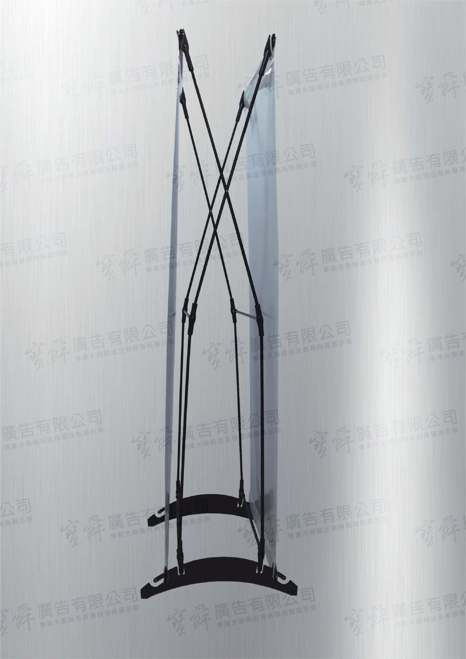 H型展示架-雙面 60X160CM