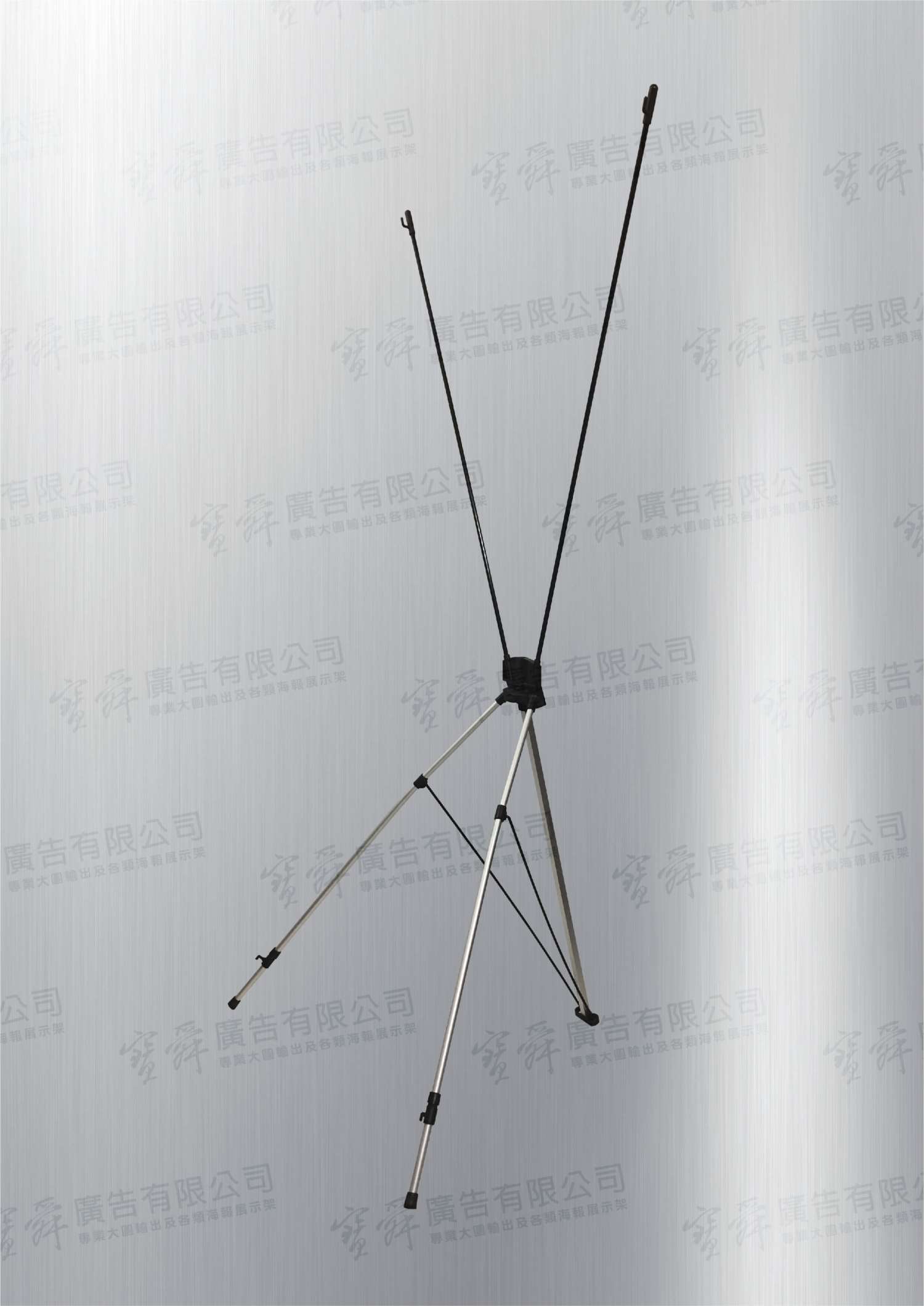 鋁合金X型展示架-120x200CM