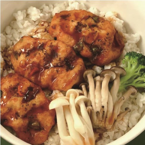 素食鰻魚飯