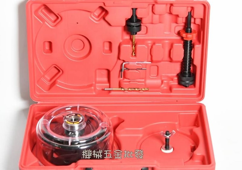 第三代崁燈鎢鋼 圓穴鋸挖孔器 專利防塵罩組 矽酸鈣板用75/95/150mm,手工具