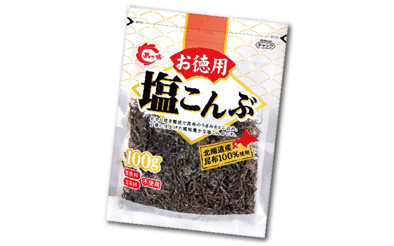 島乃香【鹽味昆布】100g