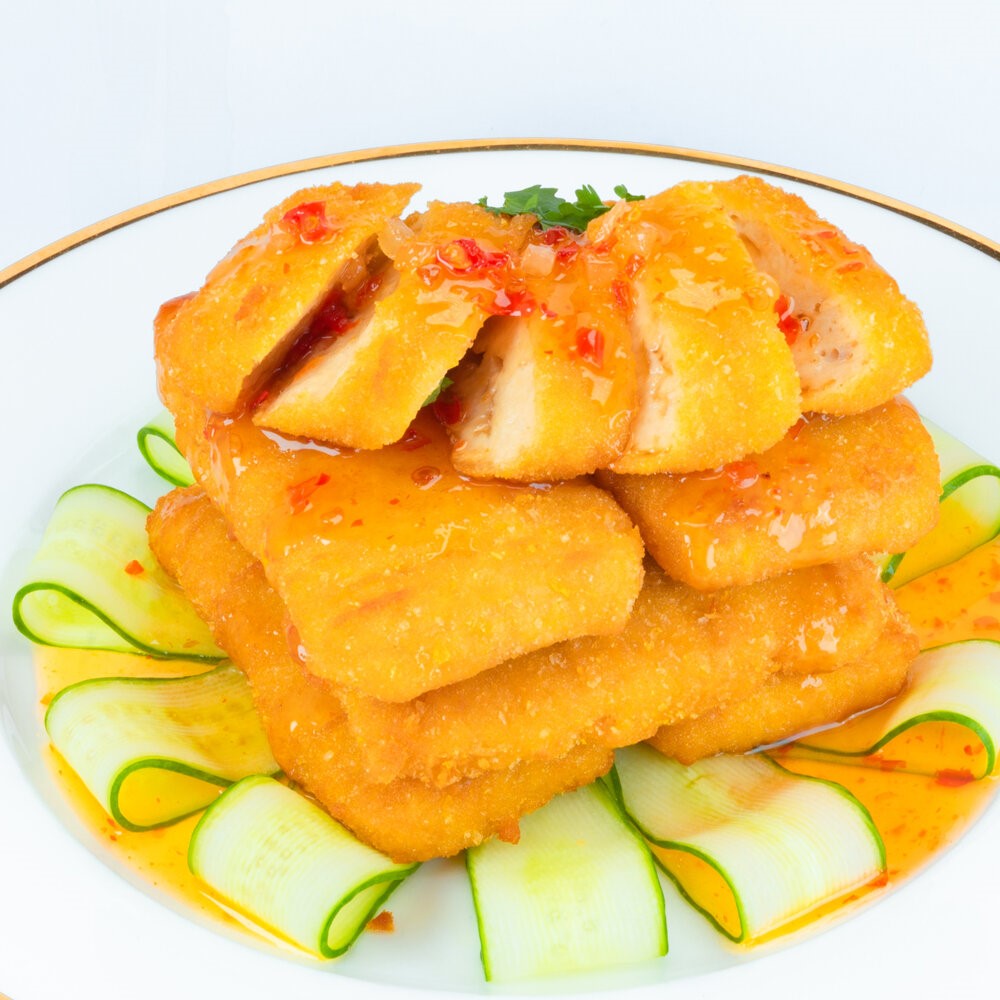 珍香魚排（奶蛋素）