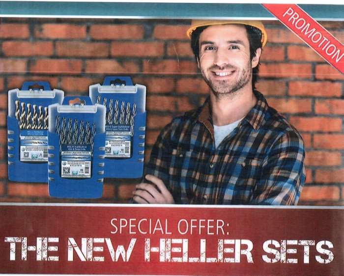 HELLER 德國含鈷鑽頭組 HSS-G 19支組/鐵/白鐵都可鑽,手工具