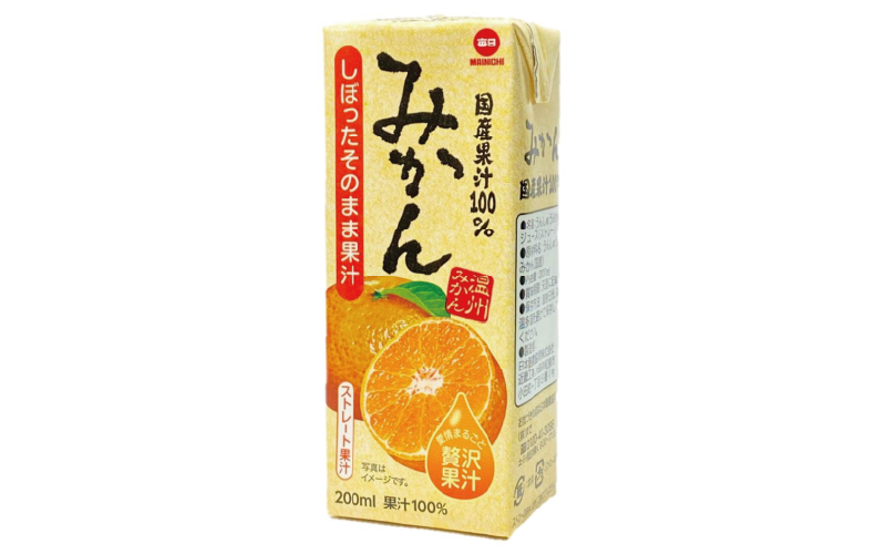 日本酪農【純粹蜜柑果汁】(200ml)