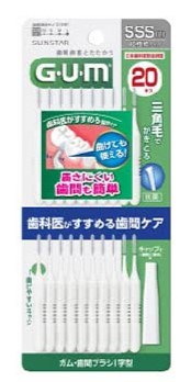 GUM 歯間ブラシ Ｉ字型S 20P