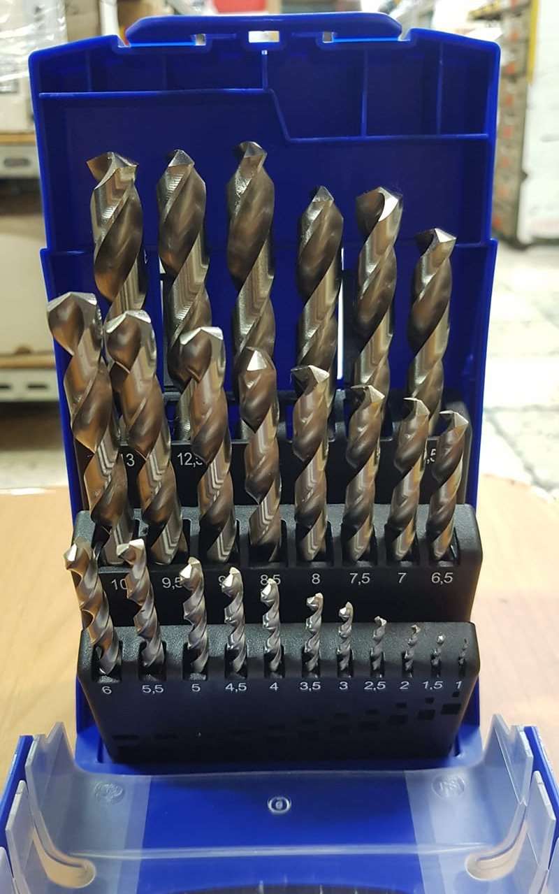 HSS-G 德國含鈷鑽頭組 25支組,手工具