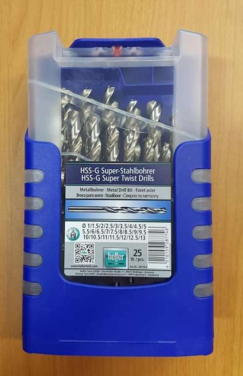 HSS-G 德國含鈷鑽頭組 25支組,手工具