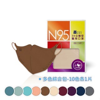 藍鷹牌 N95 立體型 成人醫用口罩 50入/盒 亦有石墨烯系列商品 多重防護 聊聊詢色選色 美術藥局｜官方公司貨